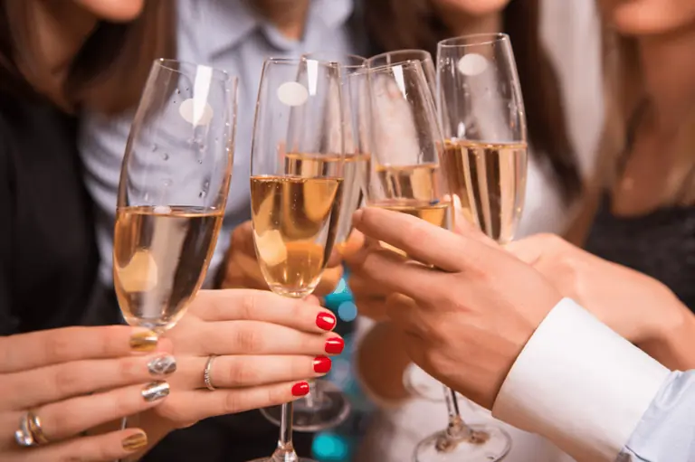 Image of grapes next to clock